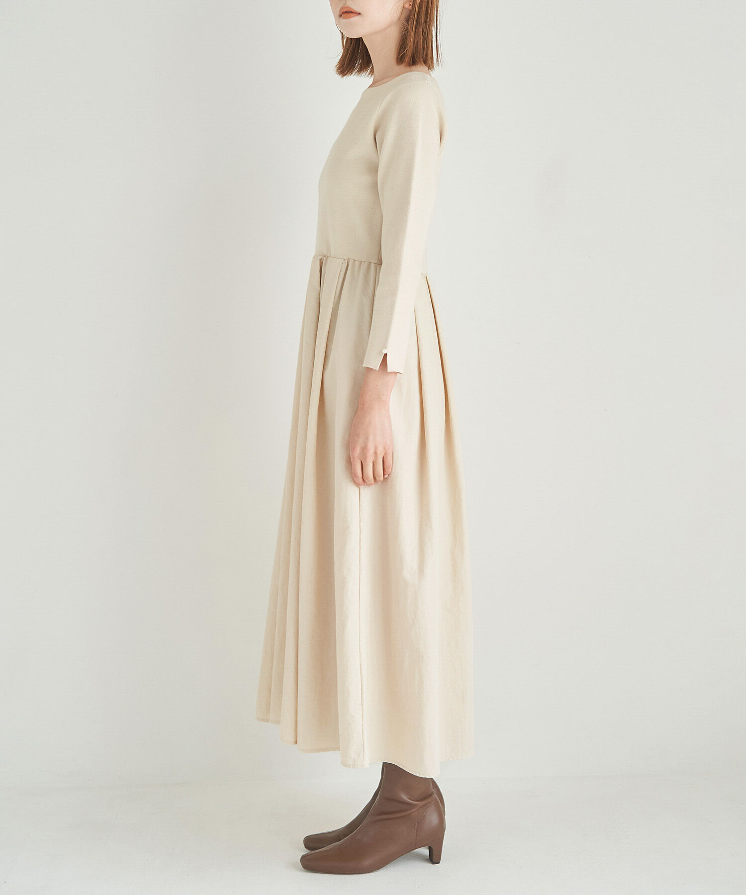 Rope&rsquo;Picnic「RENU/ニットドッキングワンピース」|ワンピース|