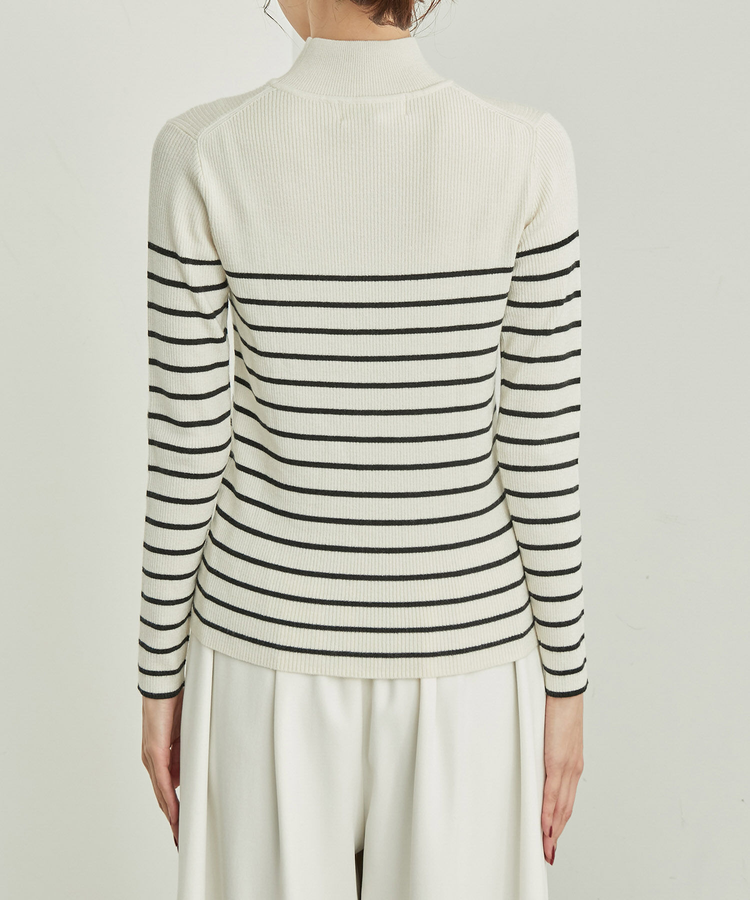 Rope&rsquo;Picnic「パチパチしにくい・洗濯機OK・アンチピリング/ハイネックニットプルオーバー」|ニット・セーター|