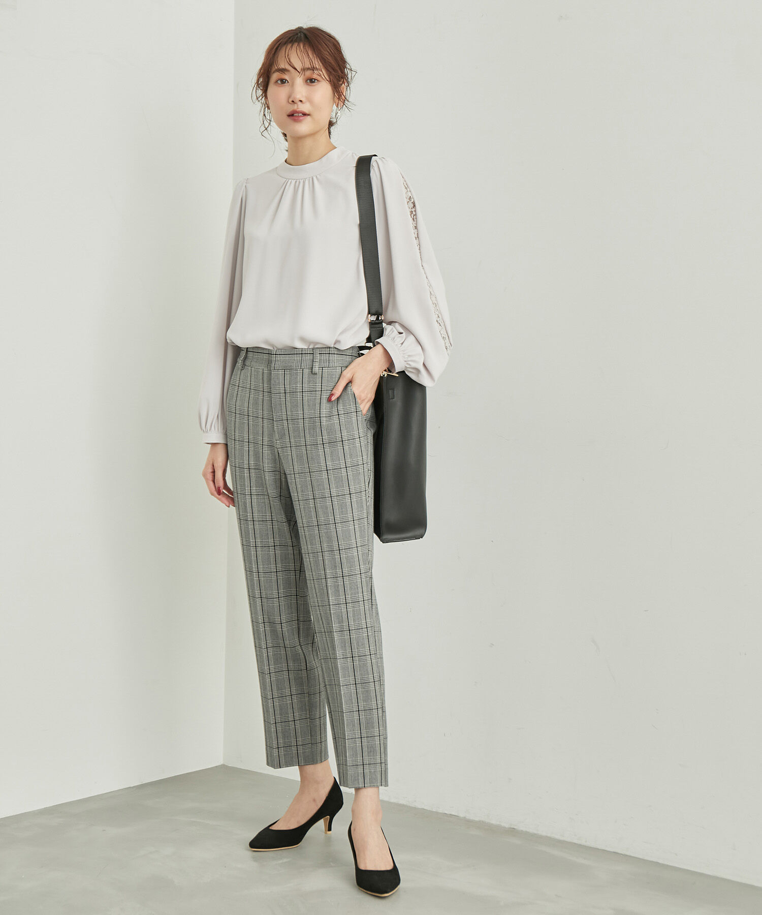 Rope&rsquo;Picnic「リンクコーデ/チェックスティックパンツ」|その他|