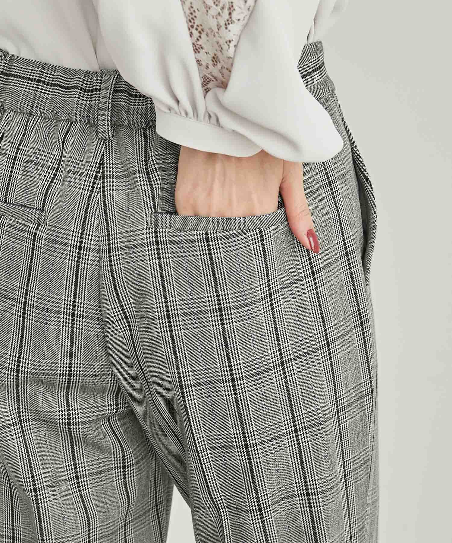 Rope&rsquo;Picnic「リンクコーデ/チェックスティックパンツ」|その他|