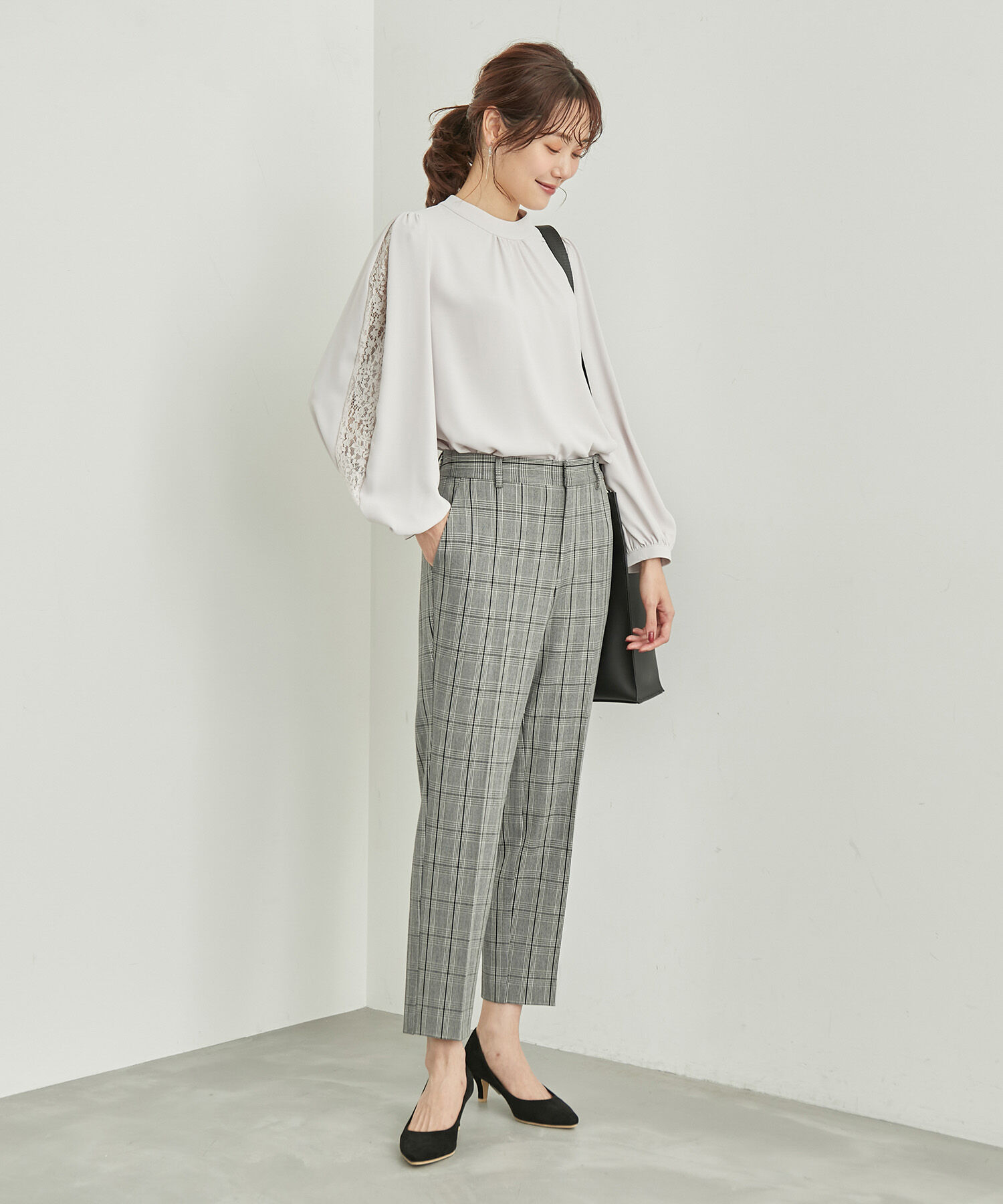 Rope&rsquo;Picnic「リンクコーデ/チェックスティックパンツ」|その他|