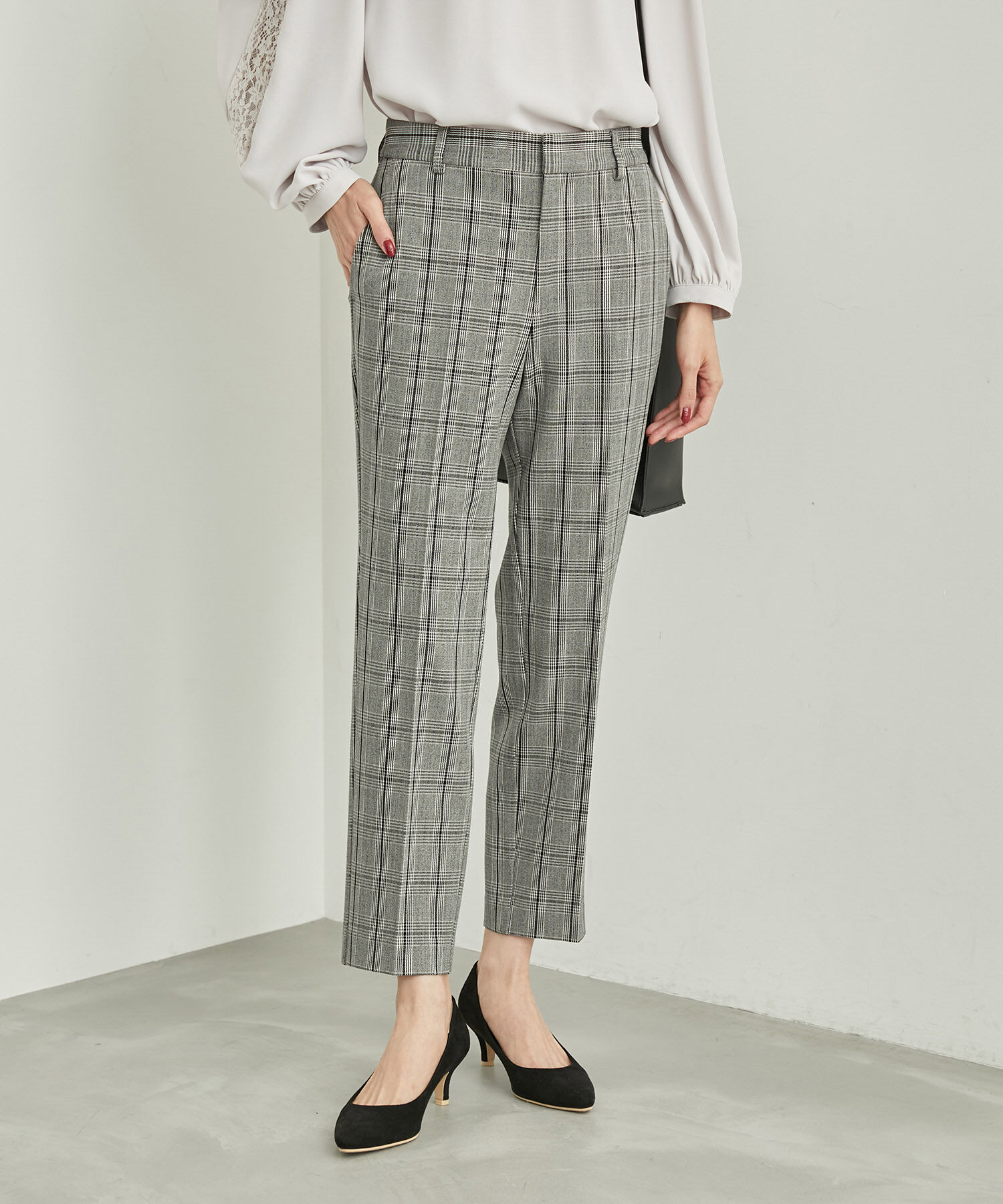 Rope&rsquo;Picnic「リンクコーデ/チェックスティックパンツ」|その他|