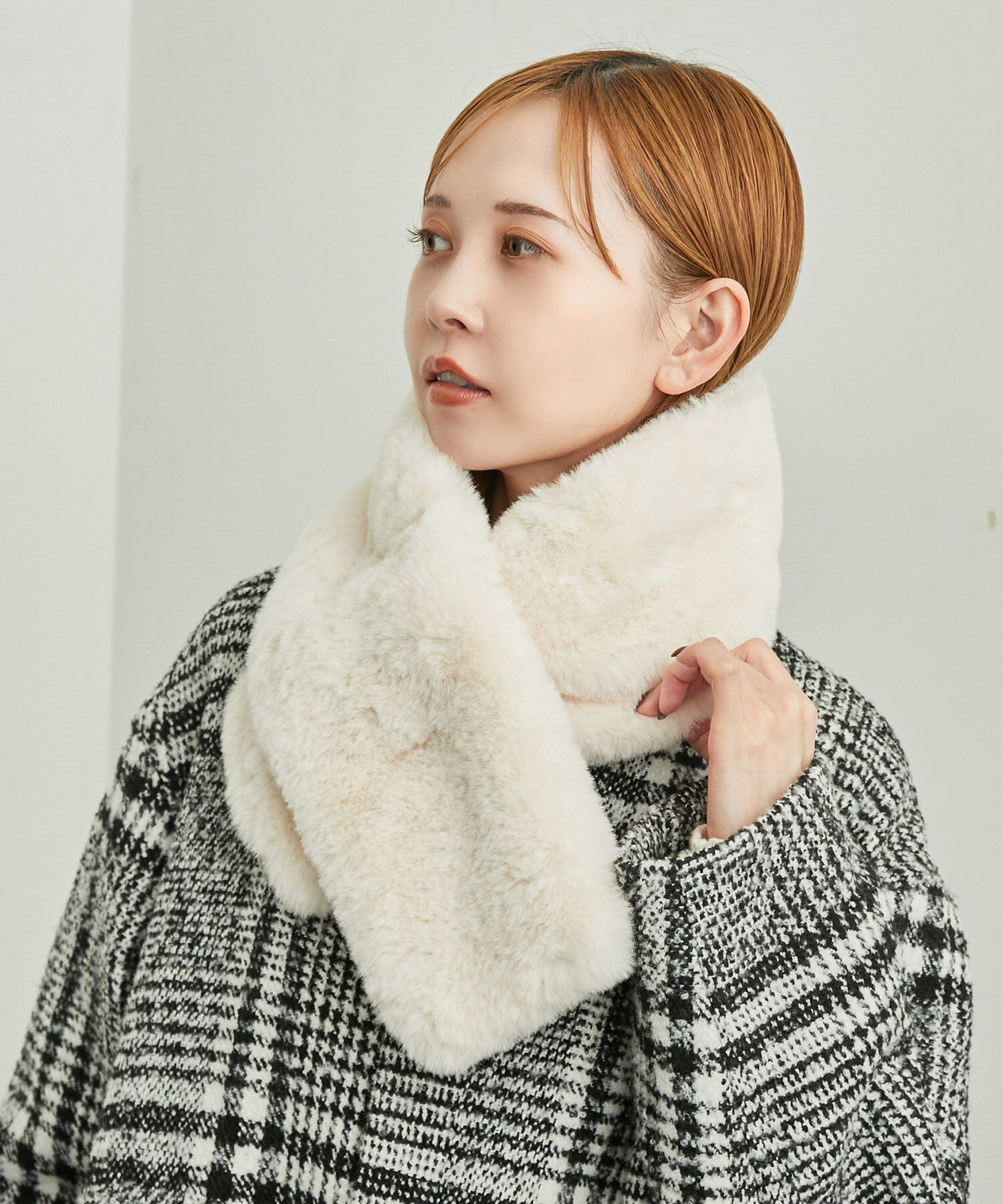 ROPE PICNIC PASSAGE「リサイクルフェイクファーティペット」|マフラー|キナリ(16)