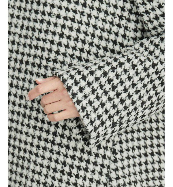 Rope&rsquo;Picnic「【WEB限定カラー:チェック】ハウンドトゥースツイードミディ丈Aラインコート」|その他|