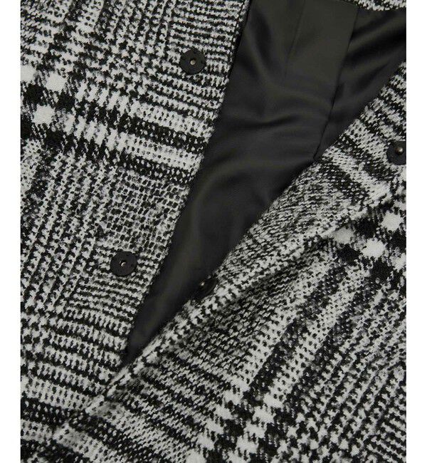 Rope&rsquo;Picnic「【WEB限定カラー:チェック】ハウンドトゥースツイードミディ丈Aラインコート」|その他|