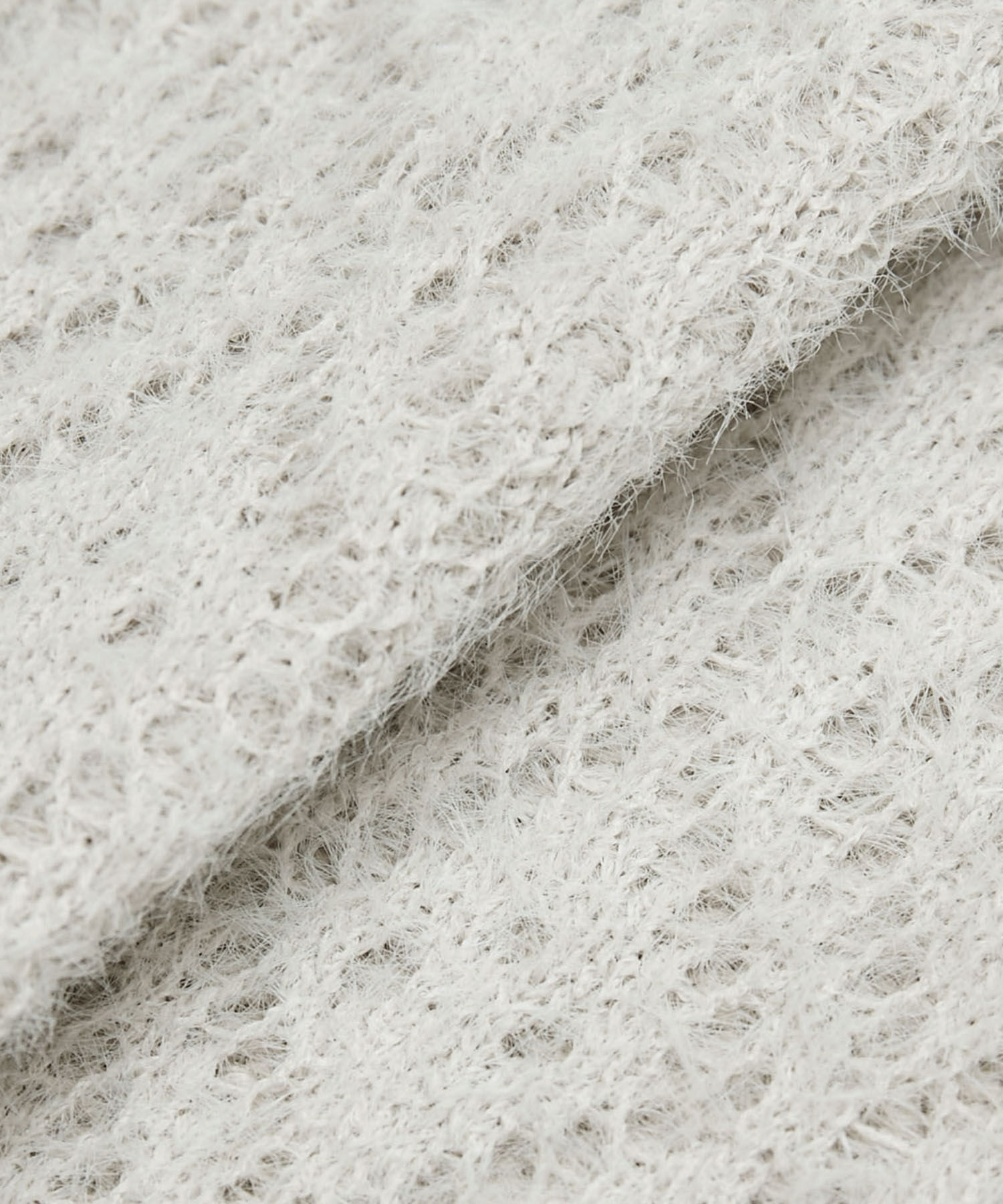 Rope&rsquo;Picnic「シャギーレースクロップドニットプルオーバー」|ニット・セーター|