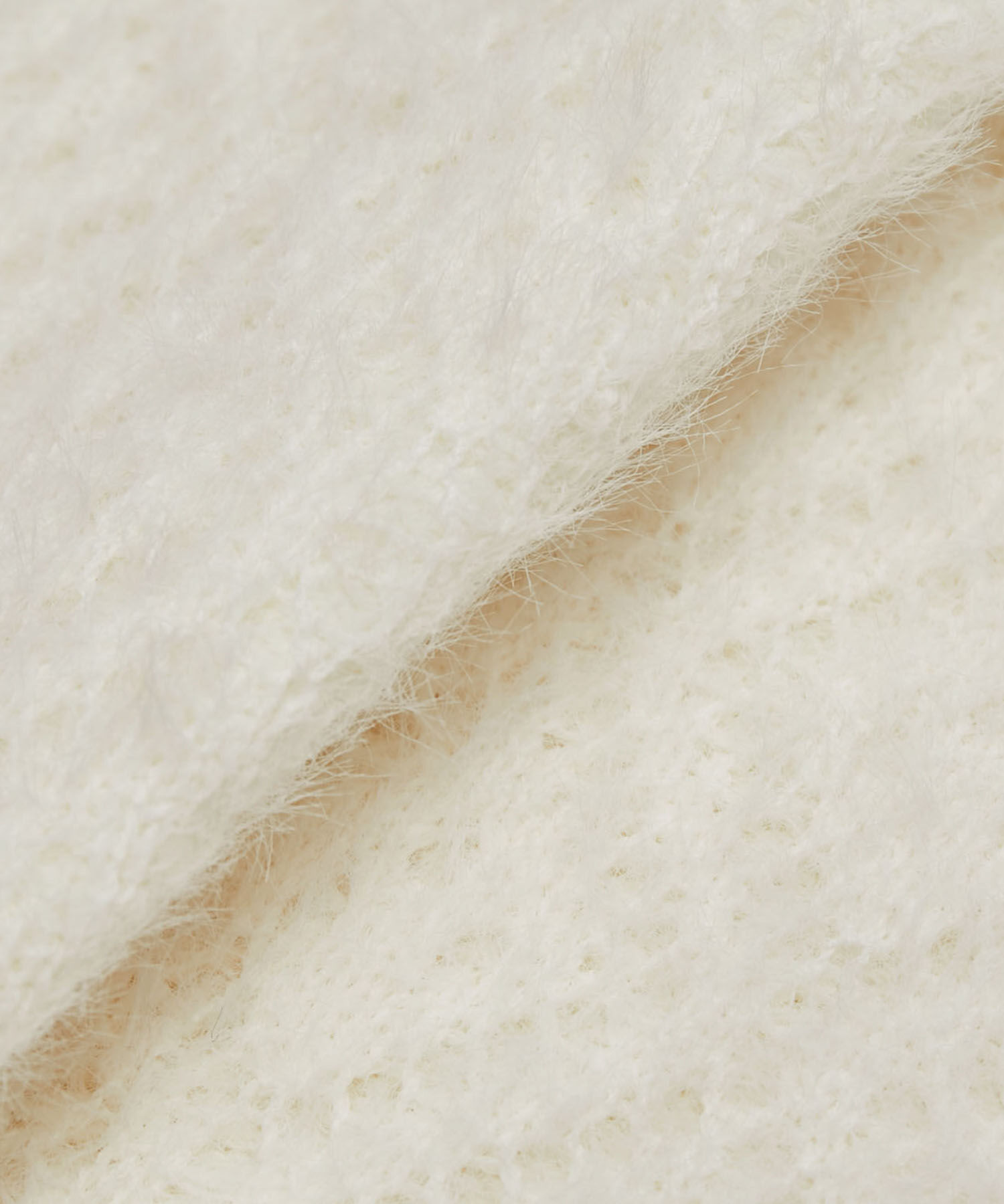 Rope&rsquo;Picnic「シャギーレースクロップドニットプルオーバー」|ニット・セーター|