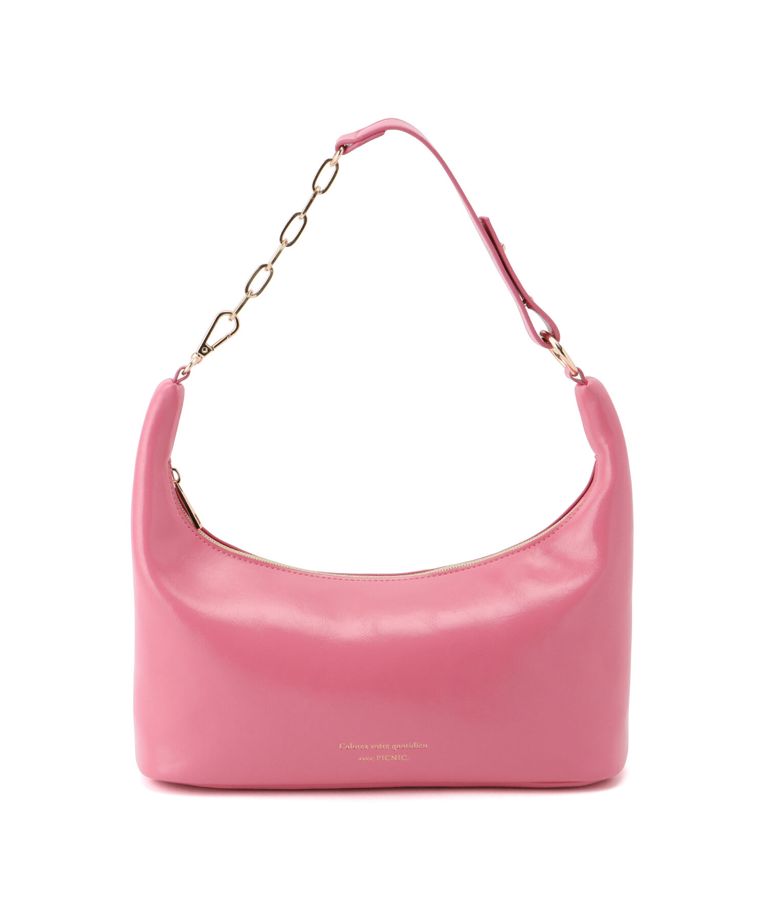 ROPE PICNIC PASSAGE「リンクルエナメルワイドワンショルダー＆クラッチバッグ」|ショルダー・メッセンジャー|