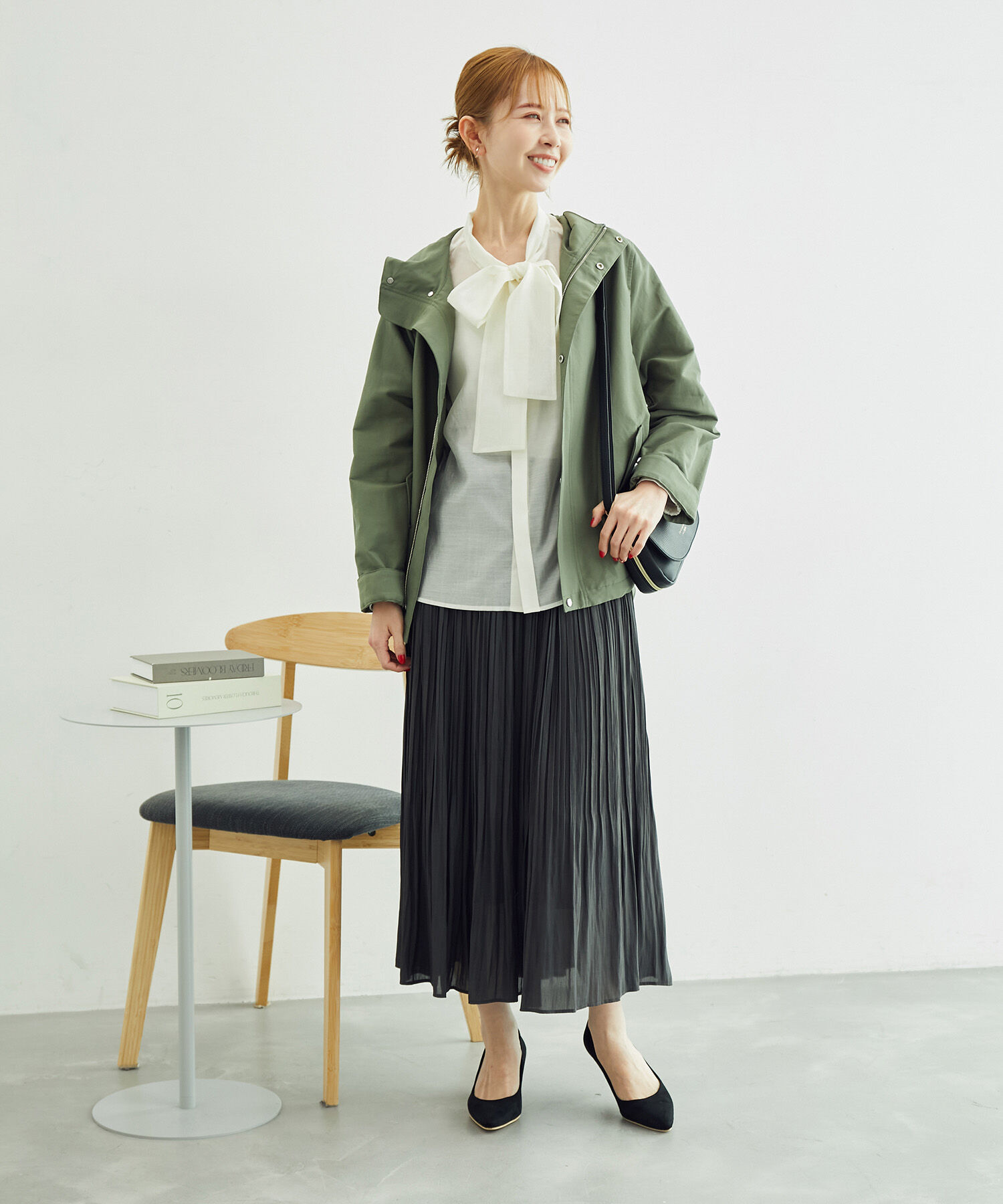 Rope&rsquo;Picnic「【emur/エミュール】シアーボウタイブラウス/2WAY」|シャツ・ブラウス|