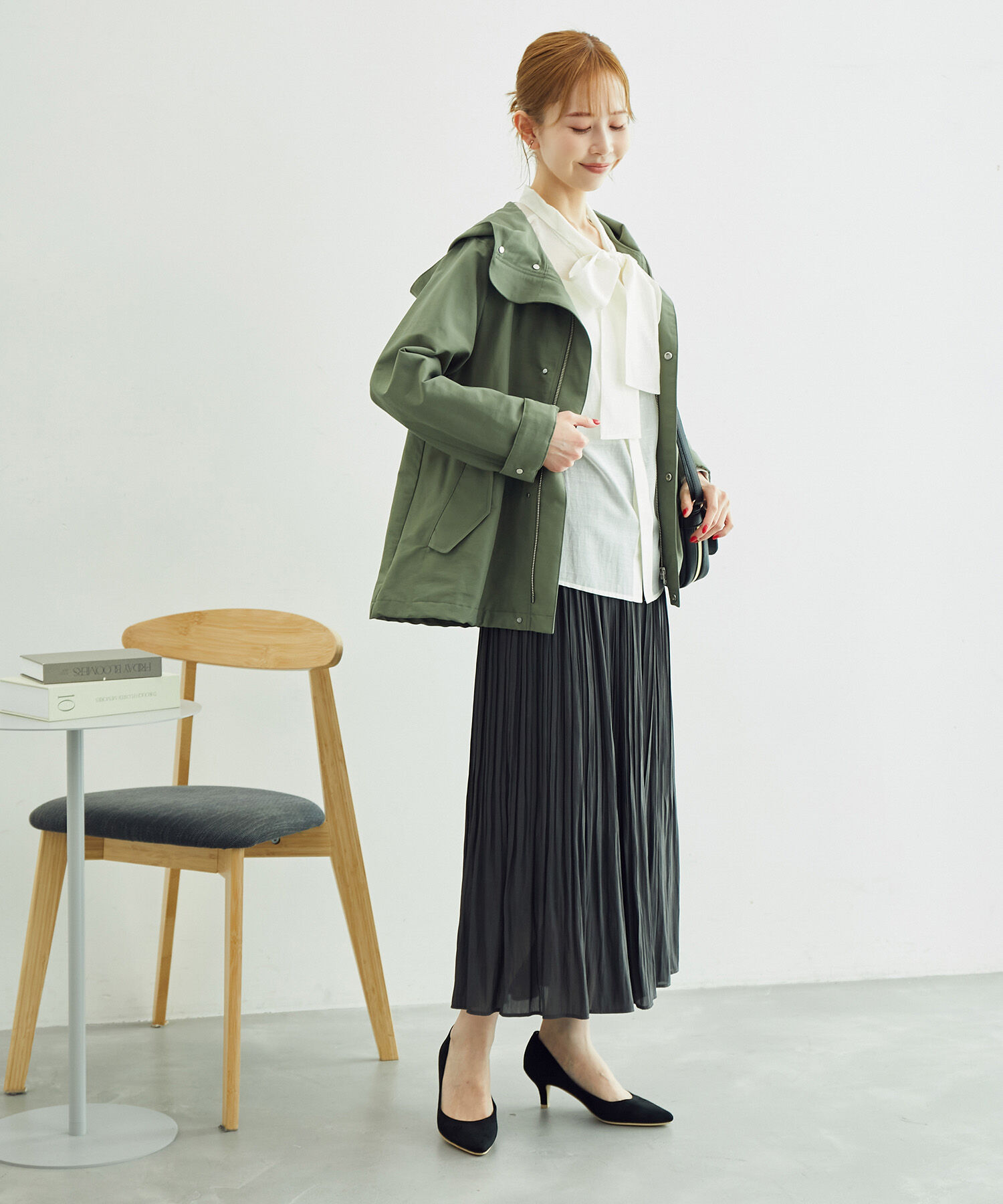 Rope&rsquo;Picnic「【emur/エミュール】シアーボウタイブラウス/2WAY」|シャツ・ブラウス|