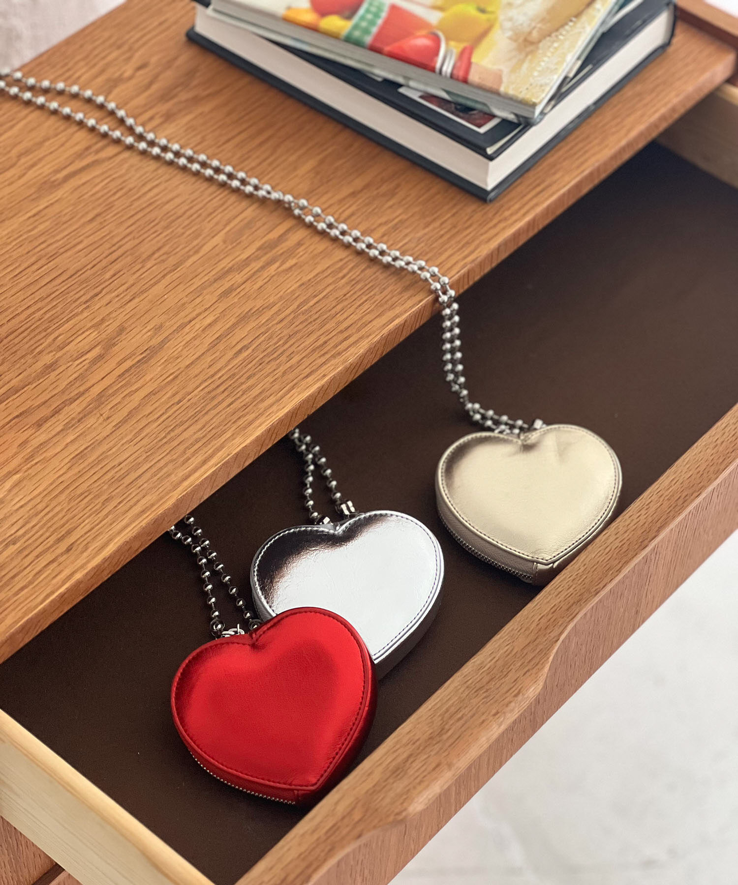 ROPE PICNIC PASSAGE「ミニハートボールチェーンショルダーバッグ」|ショルダー・メッセンジャー|