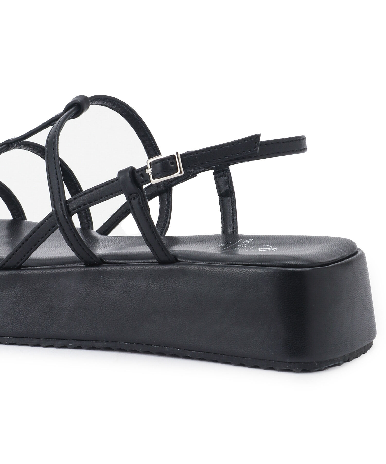ROPE PICNIC PASSAGE「スキニーストラッププラットフォームサンダル」|サンダル|