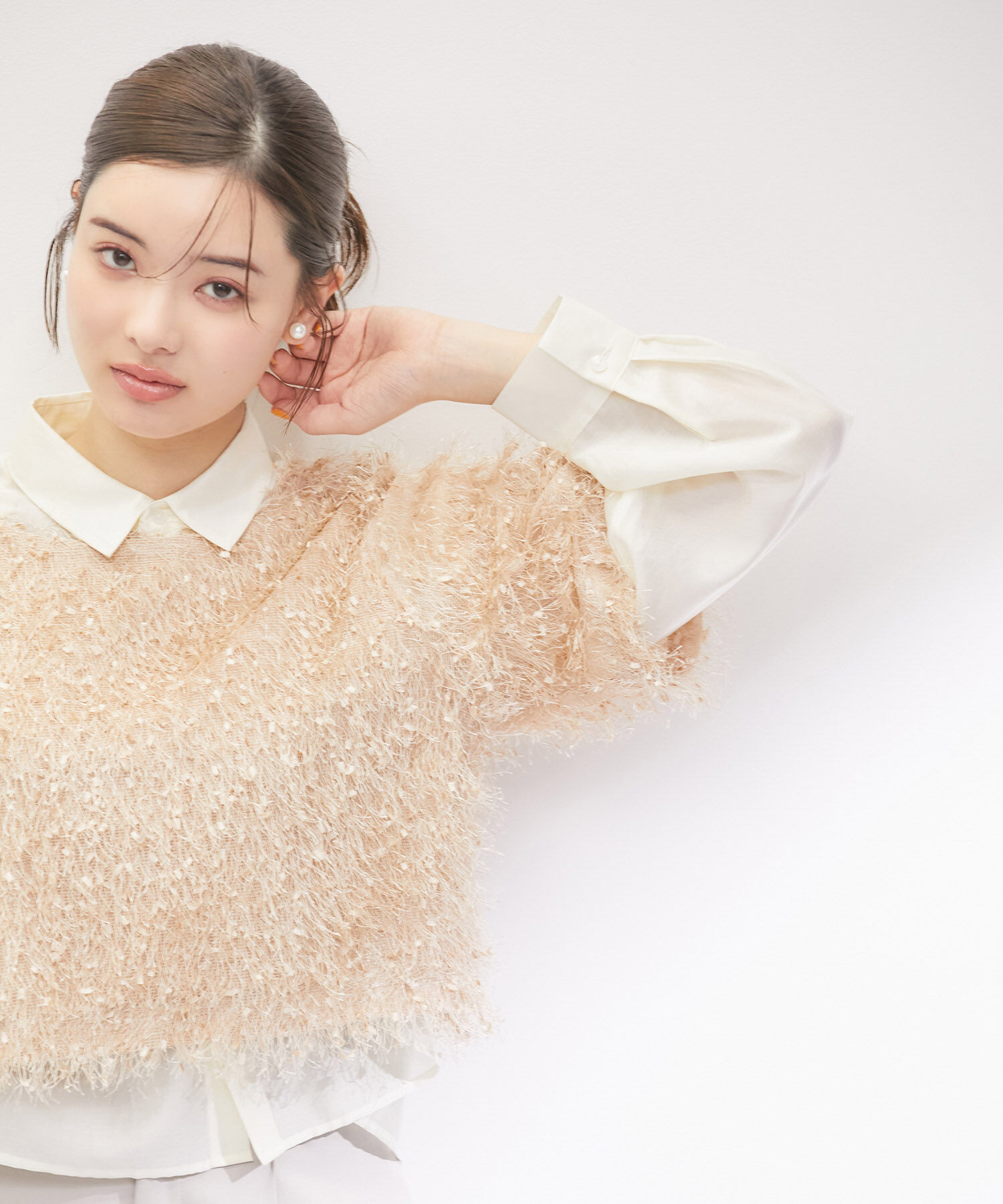 Rope&rsquo;Picnic「テープヤーントップス」|Tシャツ・カットソー|ベージュ(27)