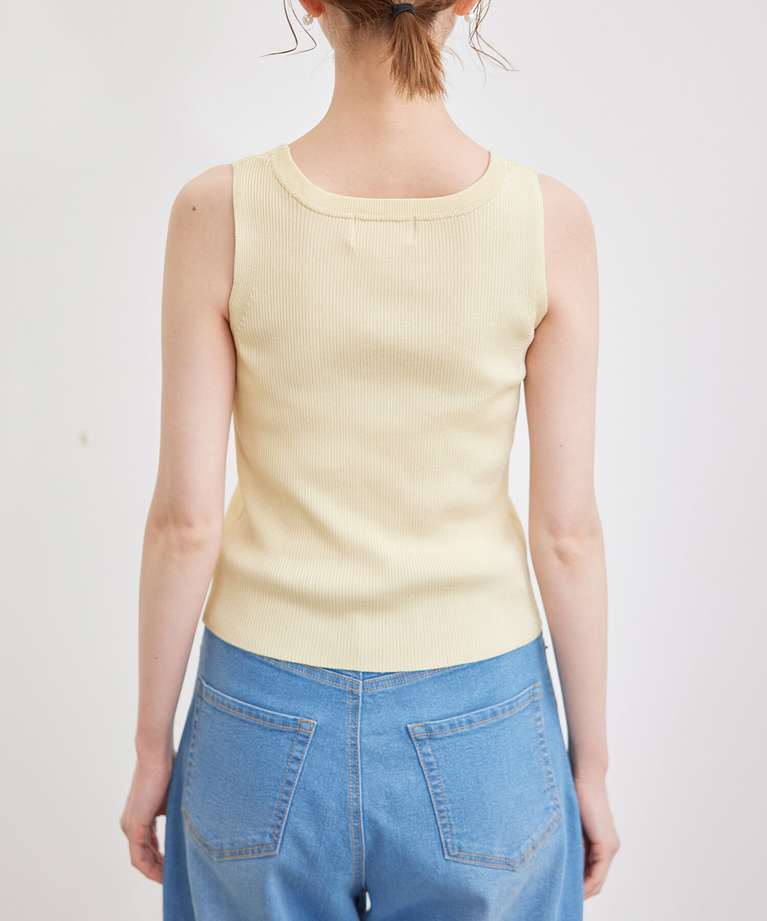 Rope&rsquo;Picnic「メタルライクヤーンニットインナー」|タンクトップ|