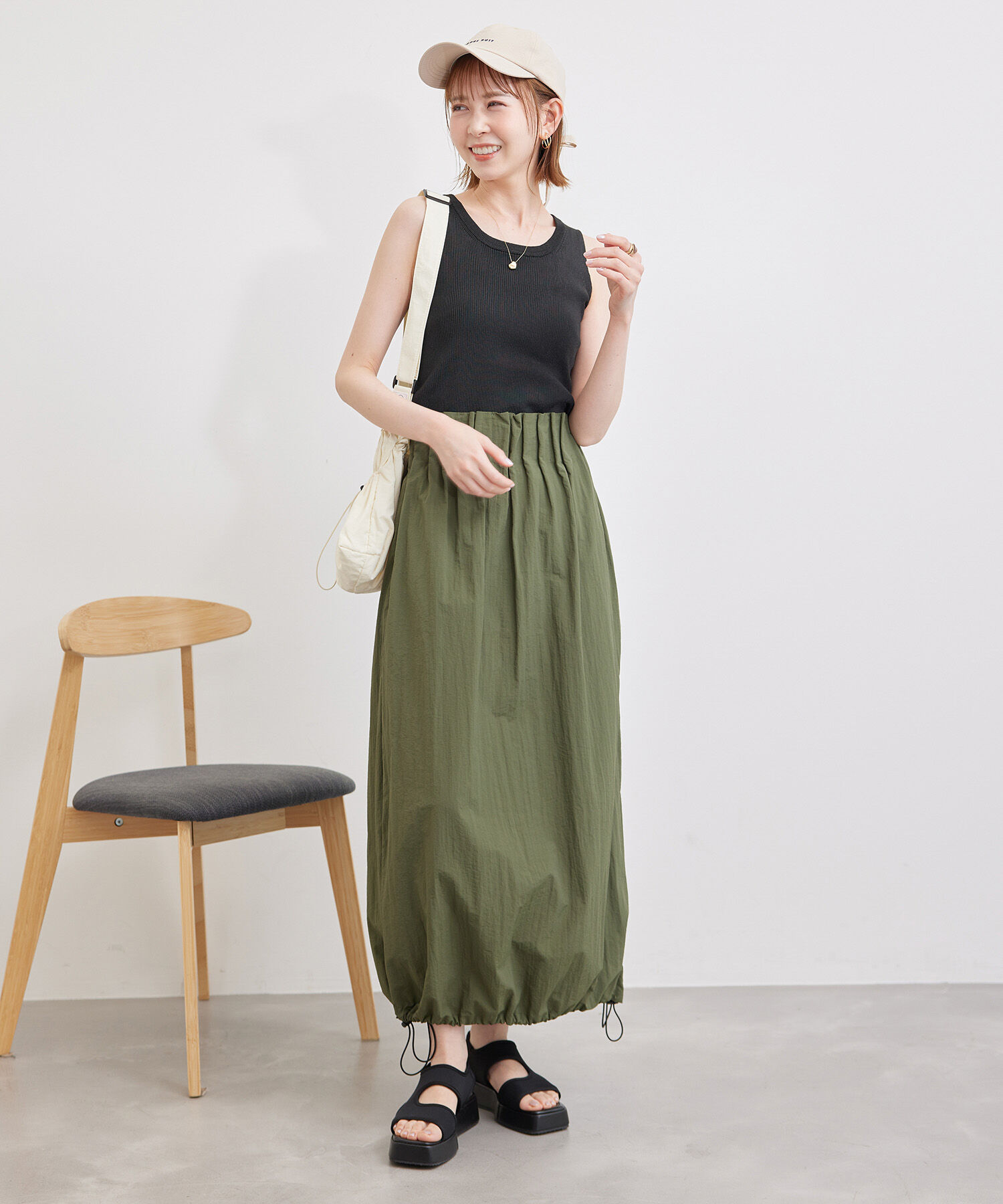 Rope&rsquo;Picnic「メタルライクヤーンニットインナー」|タンクトップ|