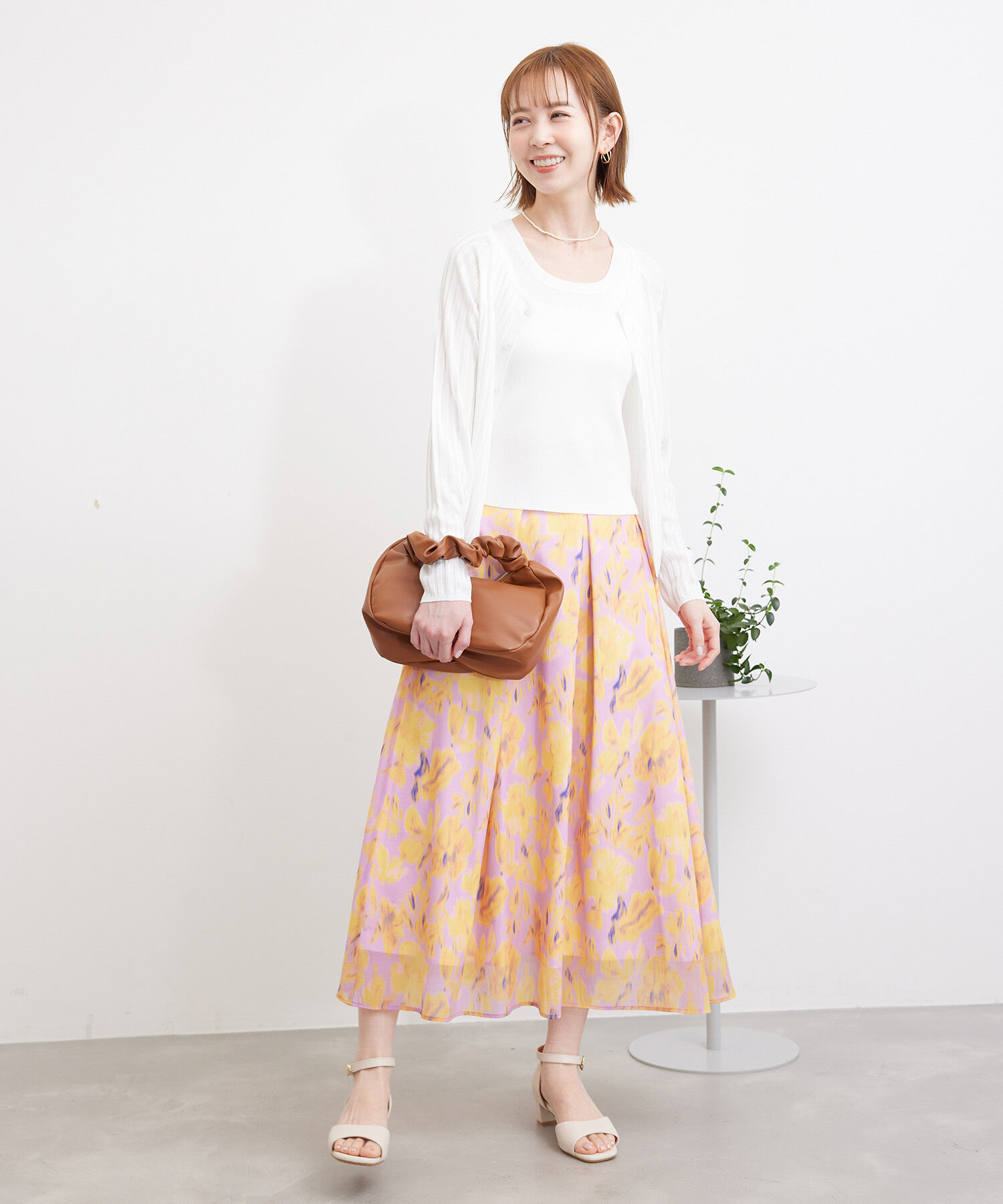 Rope&rsquo;Picnic「メタルライクヤーンニットインナー」|タンクトップ|