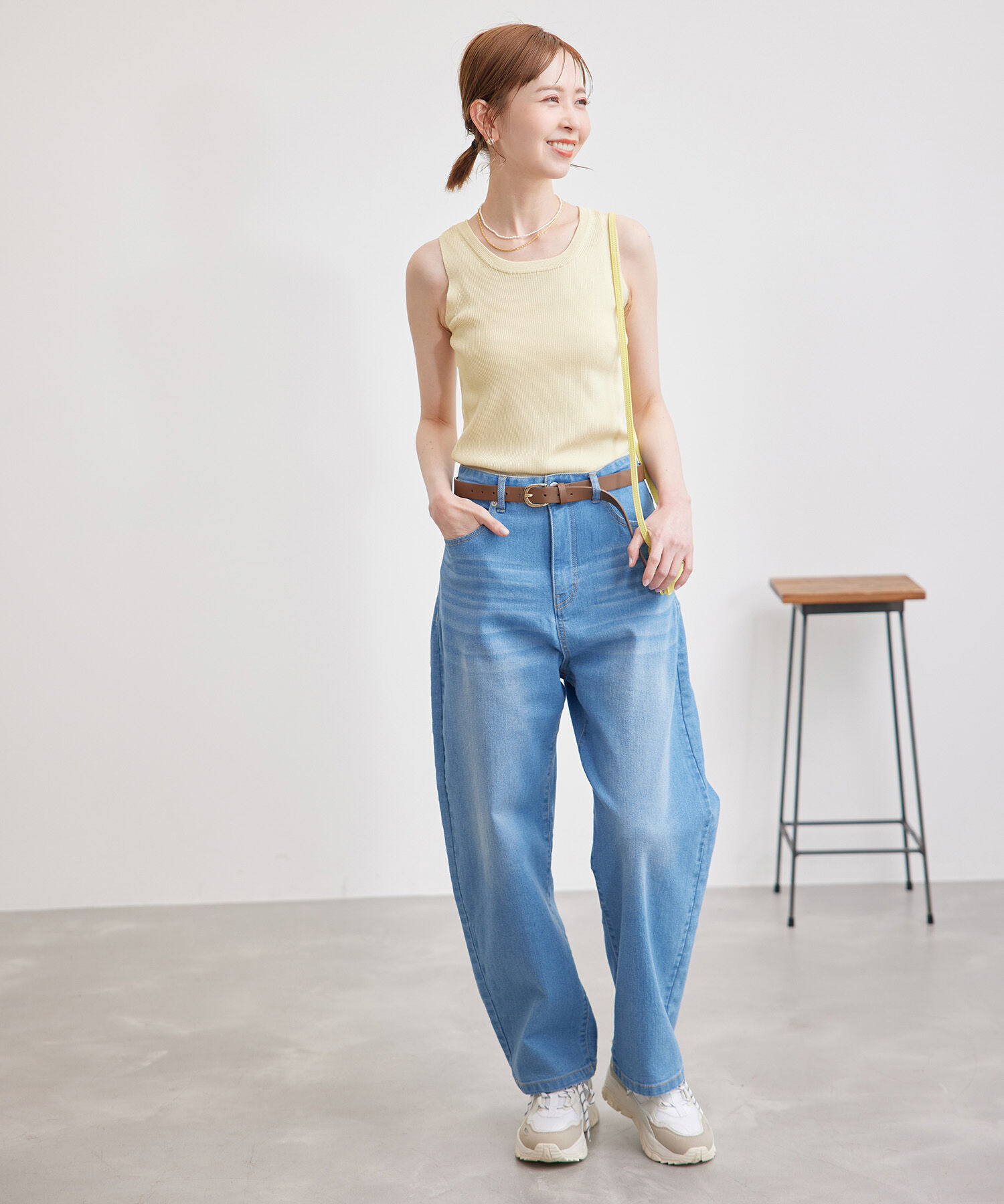 Rope&rsquo;Picnic「メタルライクヤーンニットインナー」|タンクトップ|