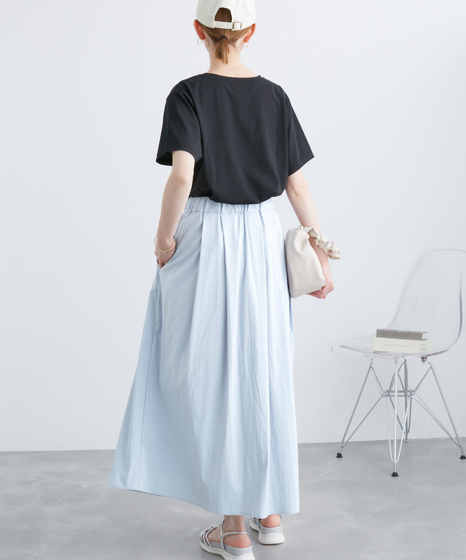 Rope&rsquo;Picnic「レーヨンナイロンイージースカート」|スカート|