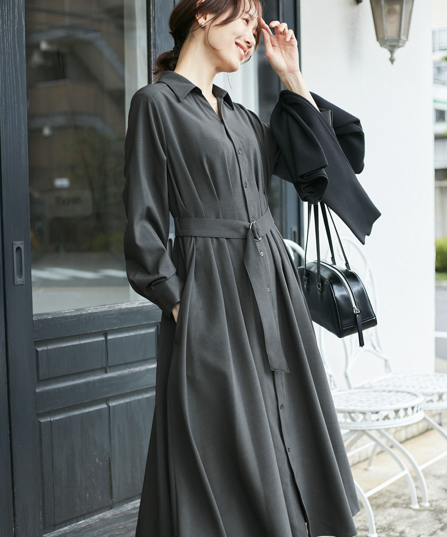 Rope&rsquo;Picnic「シャツコンシャスワンピース」|ワンピース|