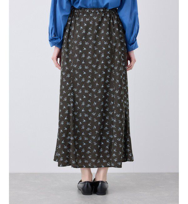 Rope&rsquo;Picnic「小花柄セミフレアロングスカート」|スカート|