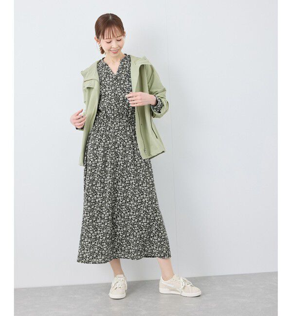 Rope&rsquo;Picnic「小花柄スキッパーロングワンピース」|ワンピース|