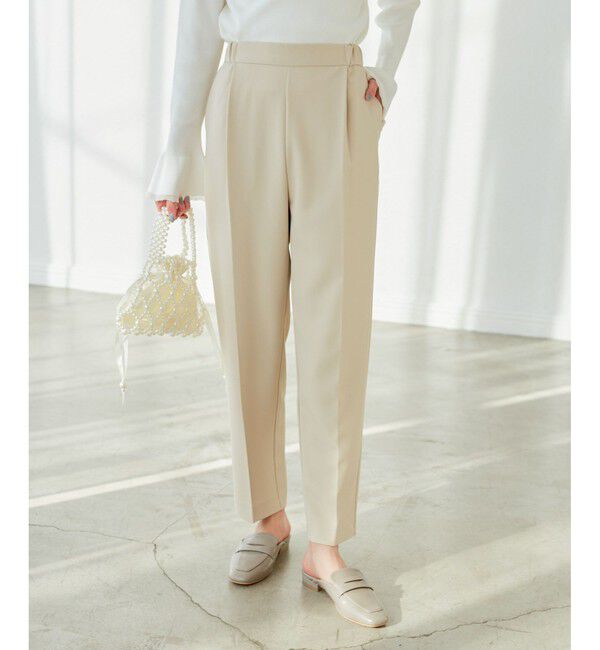 Rope&rsquo;Picnic「【3サイズ展開】イージーテーパードパンツ」|チノ|