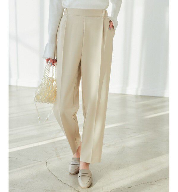 Rope&rsquo;Picnic「【3サイズ展開】イージーテーパードパンツ」|チノ|