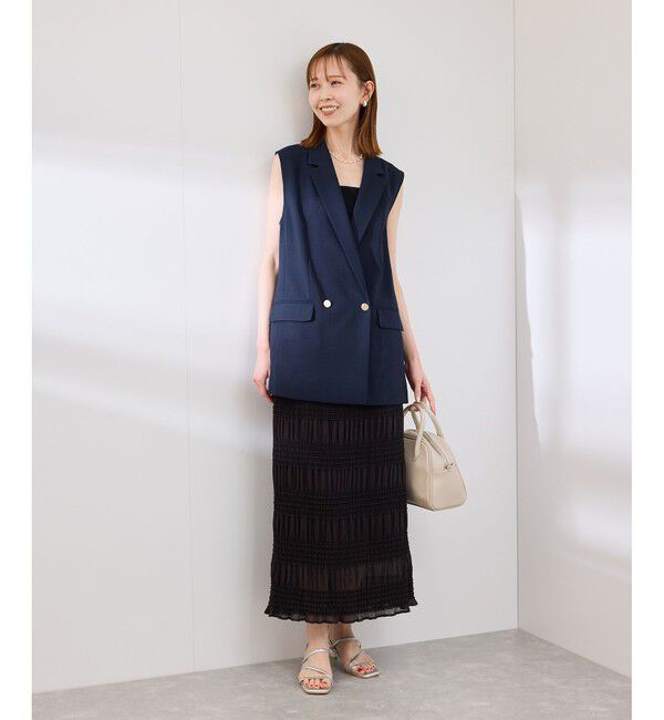 Rope&rsquo;Picnic「フリルギャザーロングスカート」|スカート|