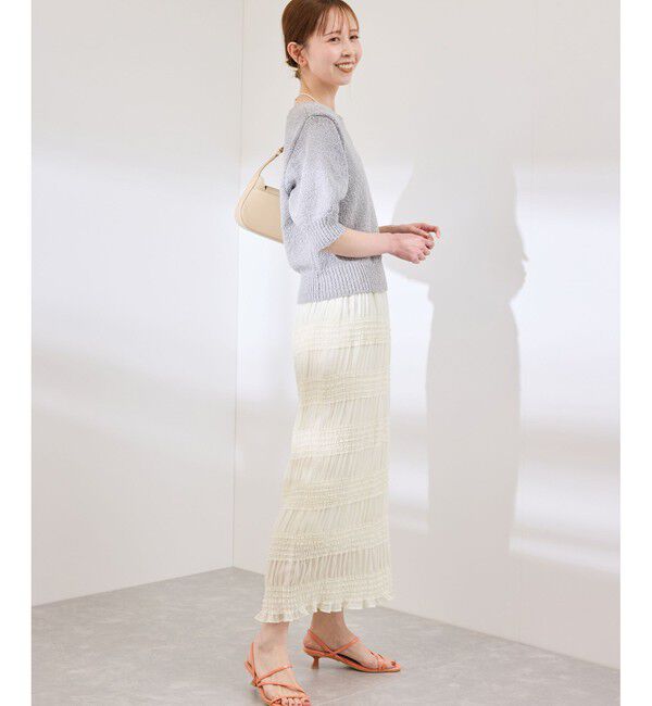 Rope&rsquo;Picnic「フリルギャザーロングスカート」|スカート|