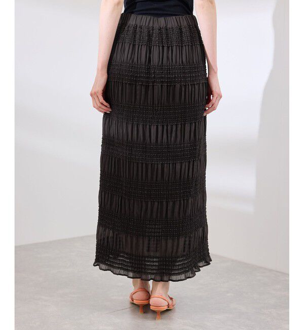 Rope&rsquo;Picnic「フリルギャザーロングスカート」|スカート|