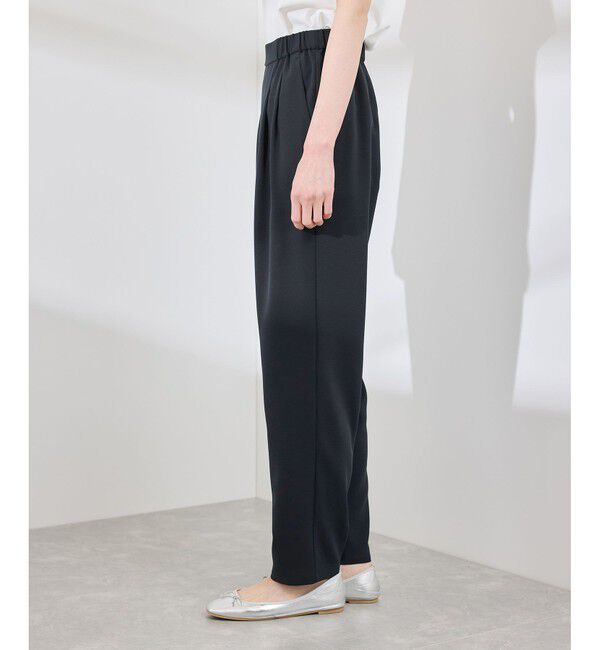 Rope&rsquo;Picnic「【イージーケア】ジョーゼットスラックスパンツ/セットアップ対応」|チノ|