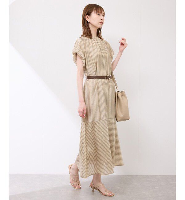 Rope&rsquo;Picnic「emurシアードビーストライプシャツワンピ」|ワンピース|