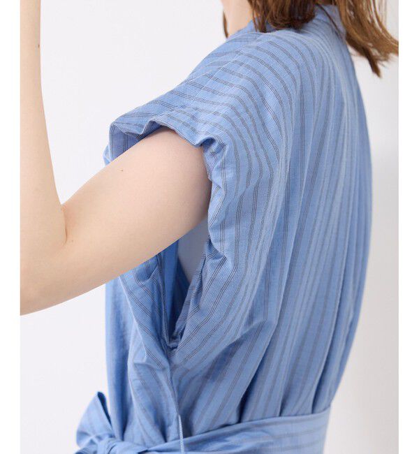 Rope&rsquo;Picnic「emurシアードビーストライプシャツワンピ」|ワンピース|