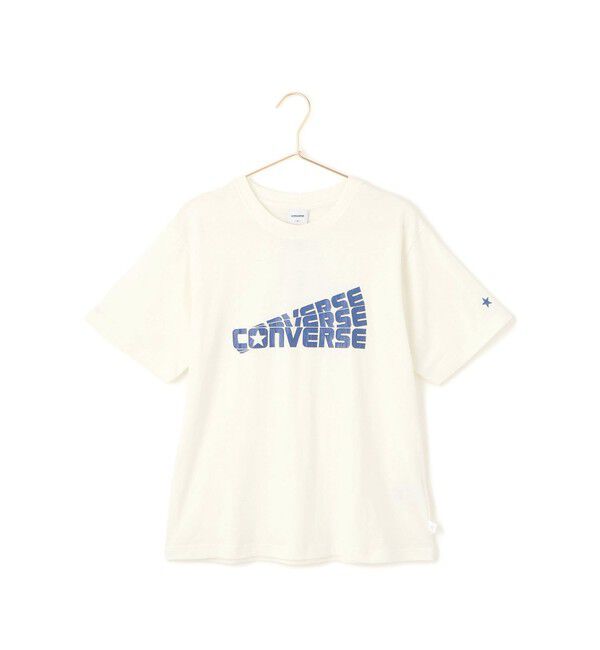 Rope&rsquo;Picnic「【CONVERSE/コンバース】ネップラスラブ天竺クラックプリントTシャツ」|Tシャツ・カットソー|