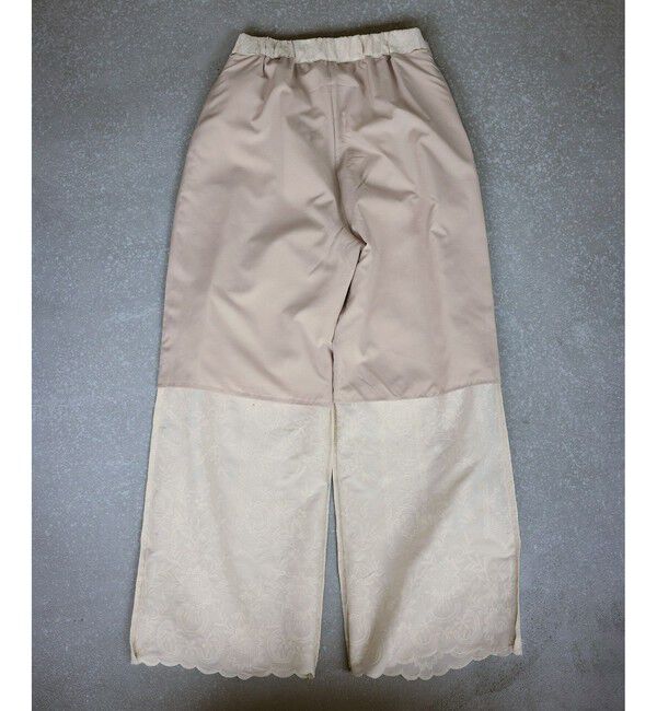 Rope&rsquo;Picnic「ウィンターイージー刺繍パンツ」|チノ|