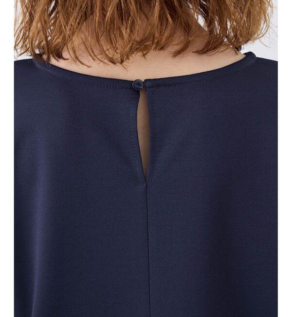 Rope&rsquo;Picnic「【WEB限定カラー:ネイビー,ピンク】袖シアーカットトップス」|Tシャツ・カットソー|