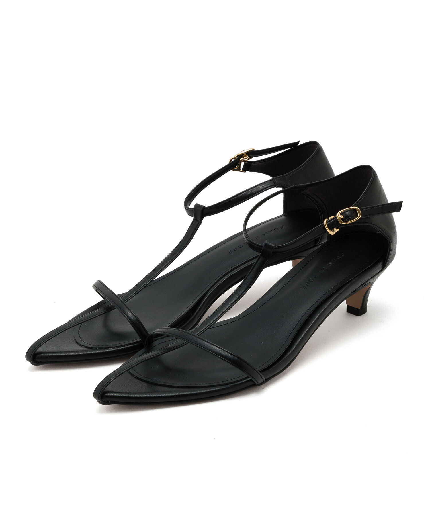 ADAM ET ROPE'「【サステナブル】ナロークロスストラップサンダル」|サンダル|