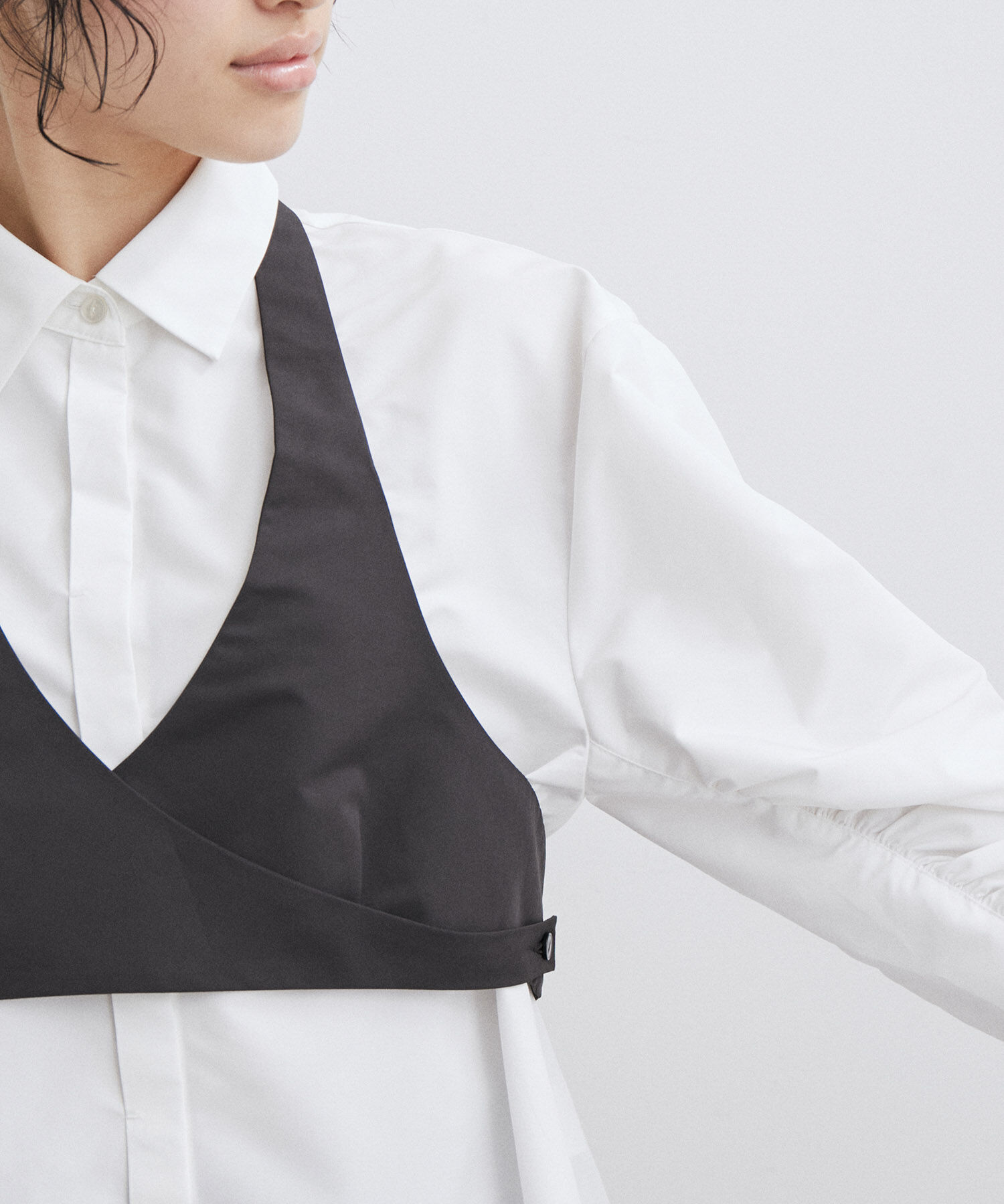 ADAM ET ROPE'「〈SETアイテム〉ビスチェセットシャツ」|シャツ・ブラウス|