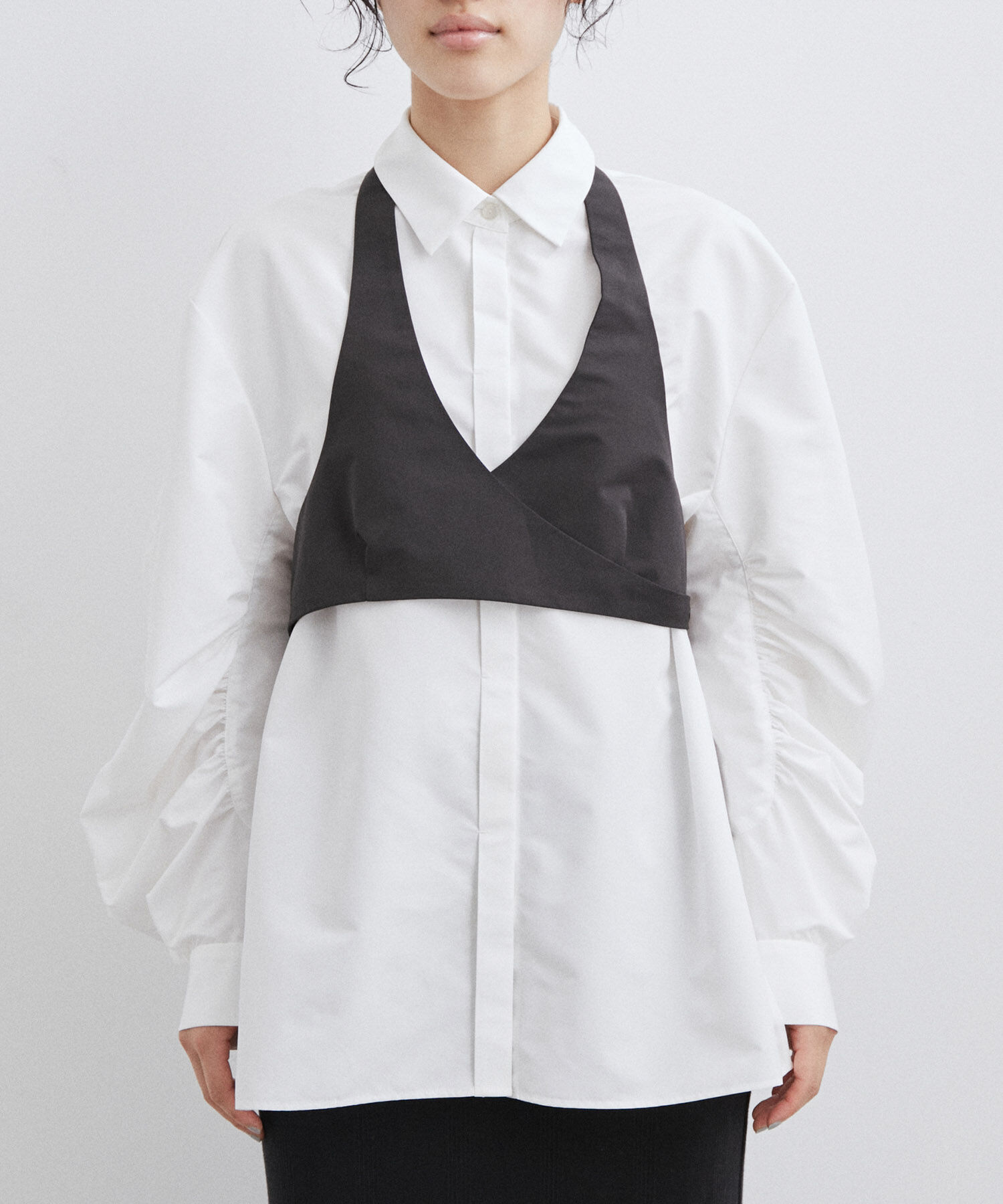 ADAM ET ROPE'「〈SETアイテム〉ビスチェセットシャツ」|シャツ・ブラウス|