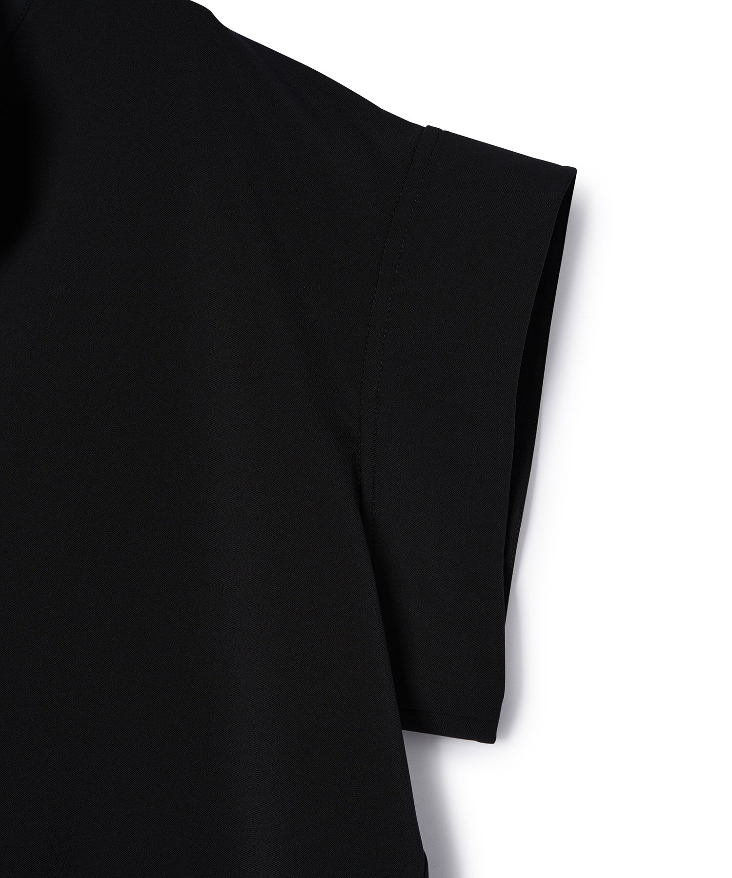 ADAM ET ROPE'「【サステナブル・セットアップ対応】フォルムバンドカラーシャツ」|シャツ・ブラウス|