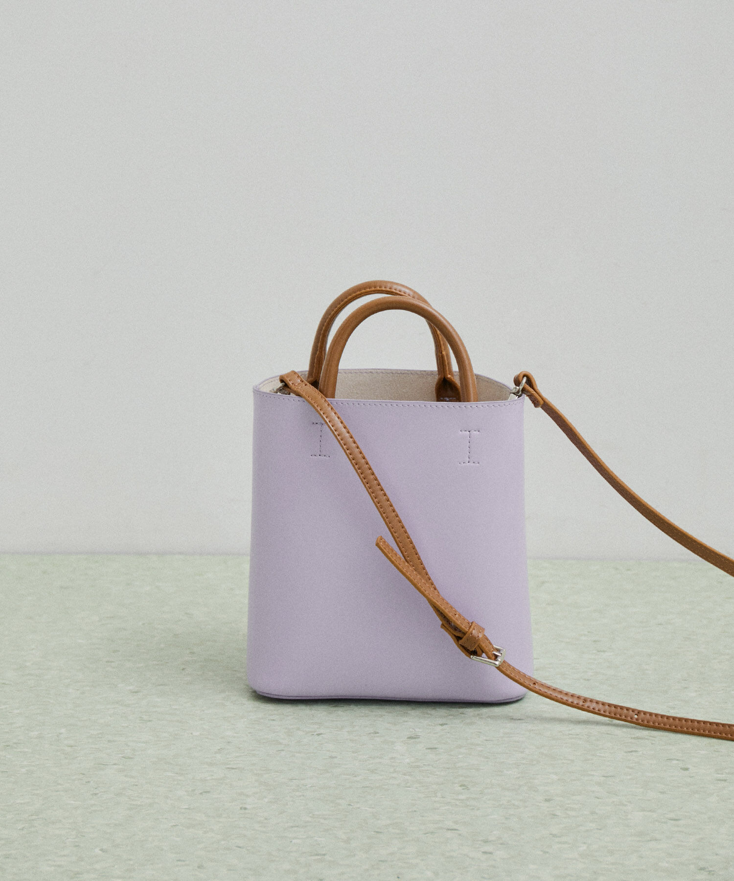 ADAM ET ROPE'「ダブルポケット2wayバッグ」|ショルダー・メッセンジャー|