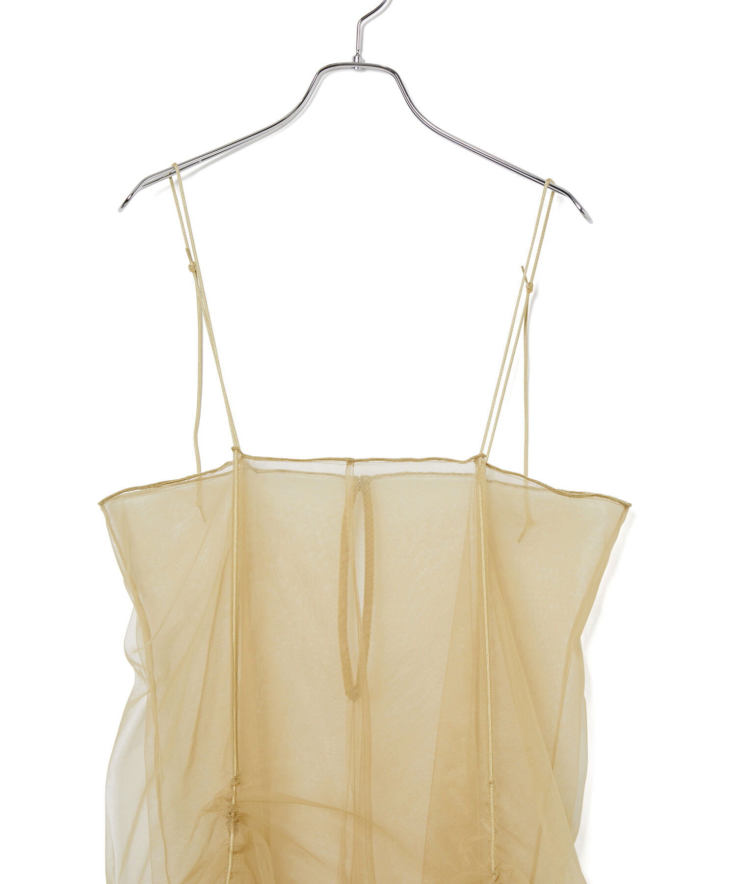 ADAM ET ROPE'「【逸品】ドロストリングチュールドレス」|ワンピース|