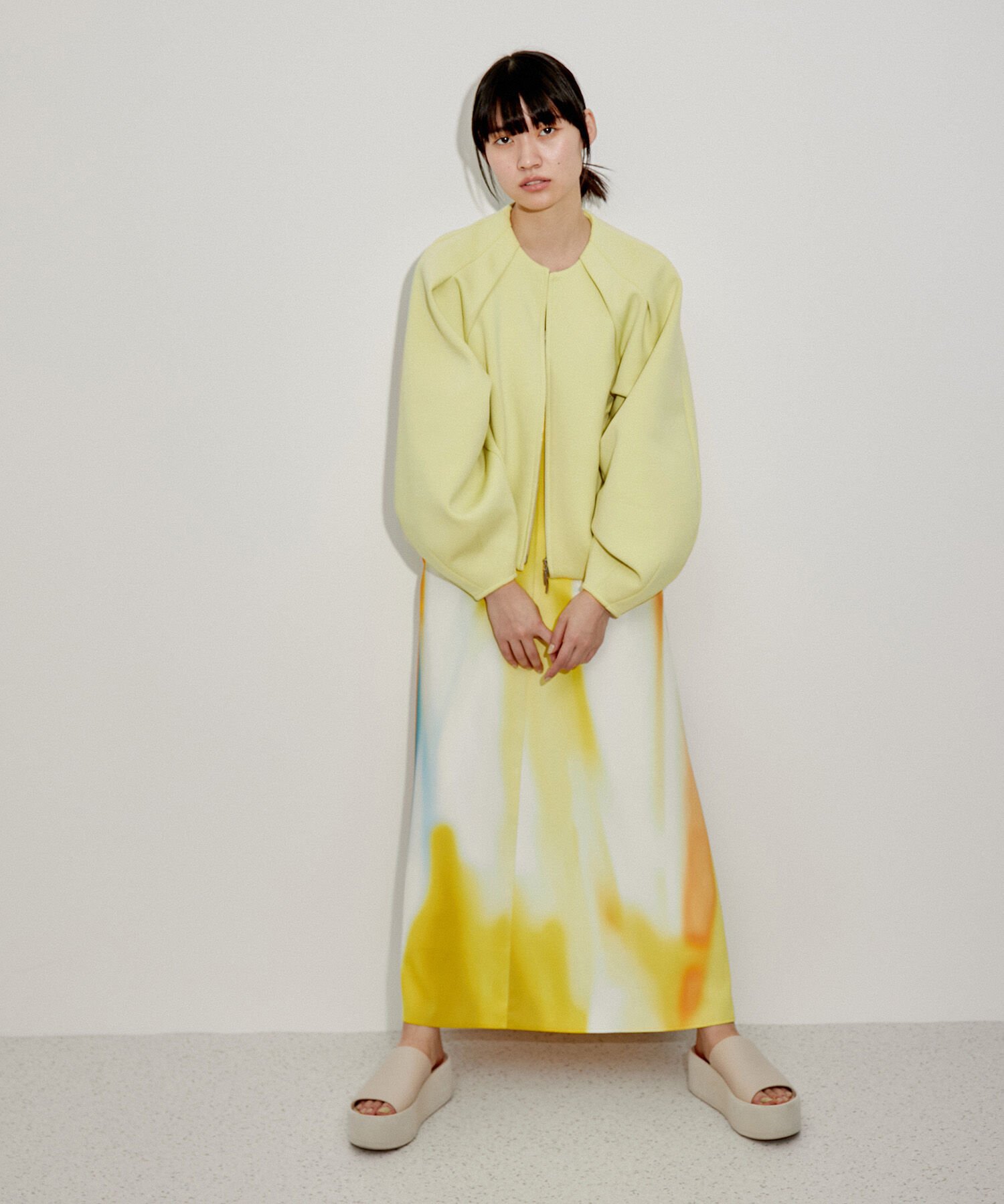 ADAM ET ROPE'「【サステナブル】ダンボールコクーンブルゾン」|ブルゾン・スタジャン|