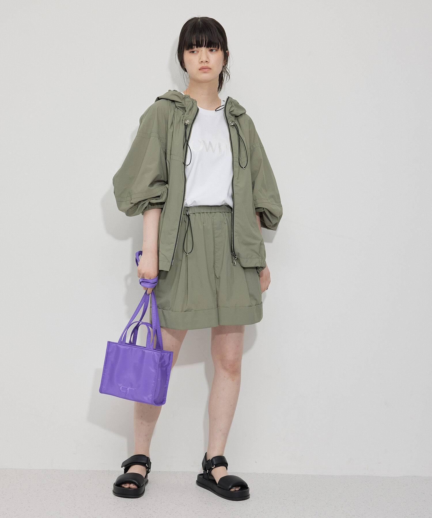 ADAM ET ROPE'「ボリュームパテッドスポサン」|サンダル|