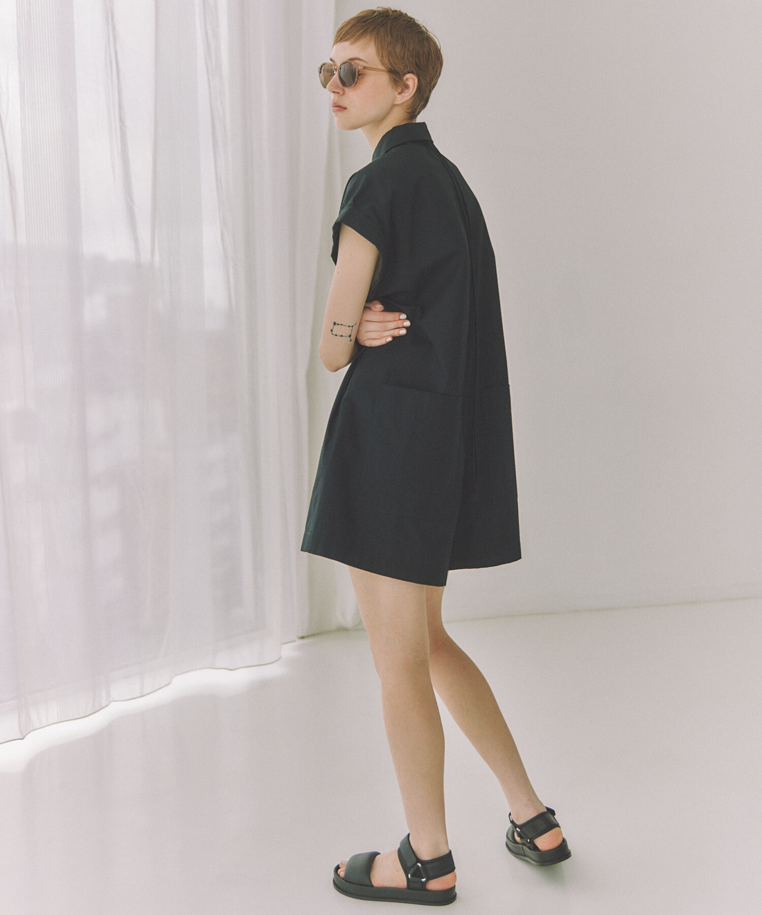 ADAM ET ROPE'「ボリュームパテッドスポサン」|サンダル|