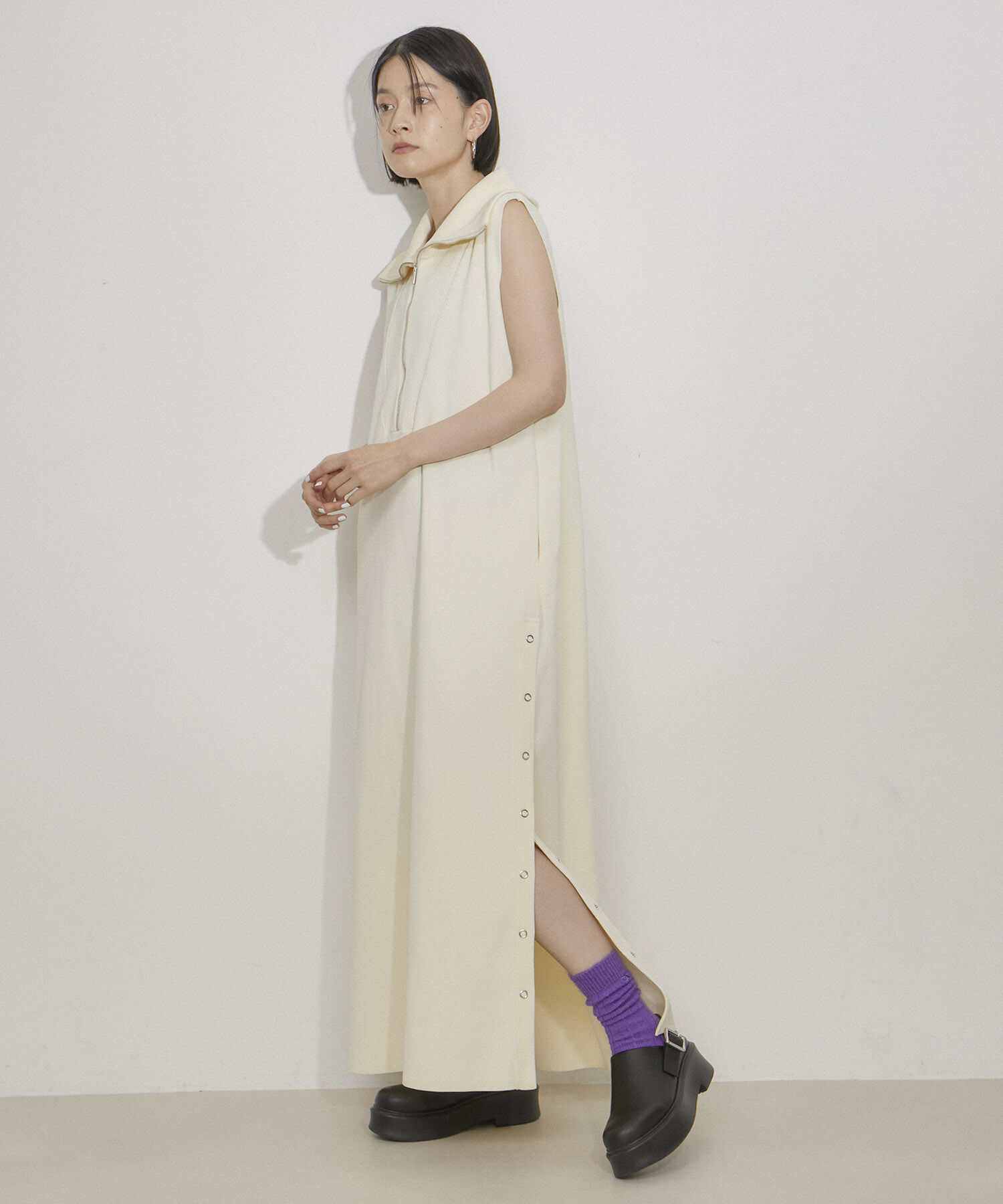 ADAM ET ROPE'「ARロゴヘアリーリブソックス」|ソックス|