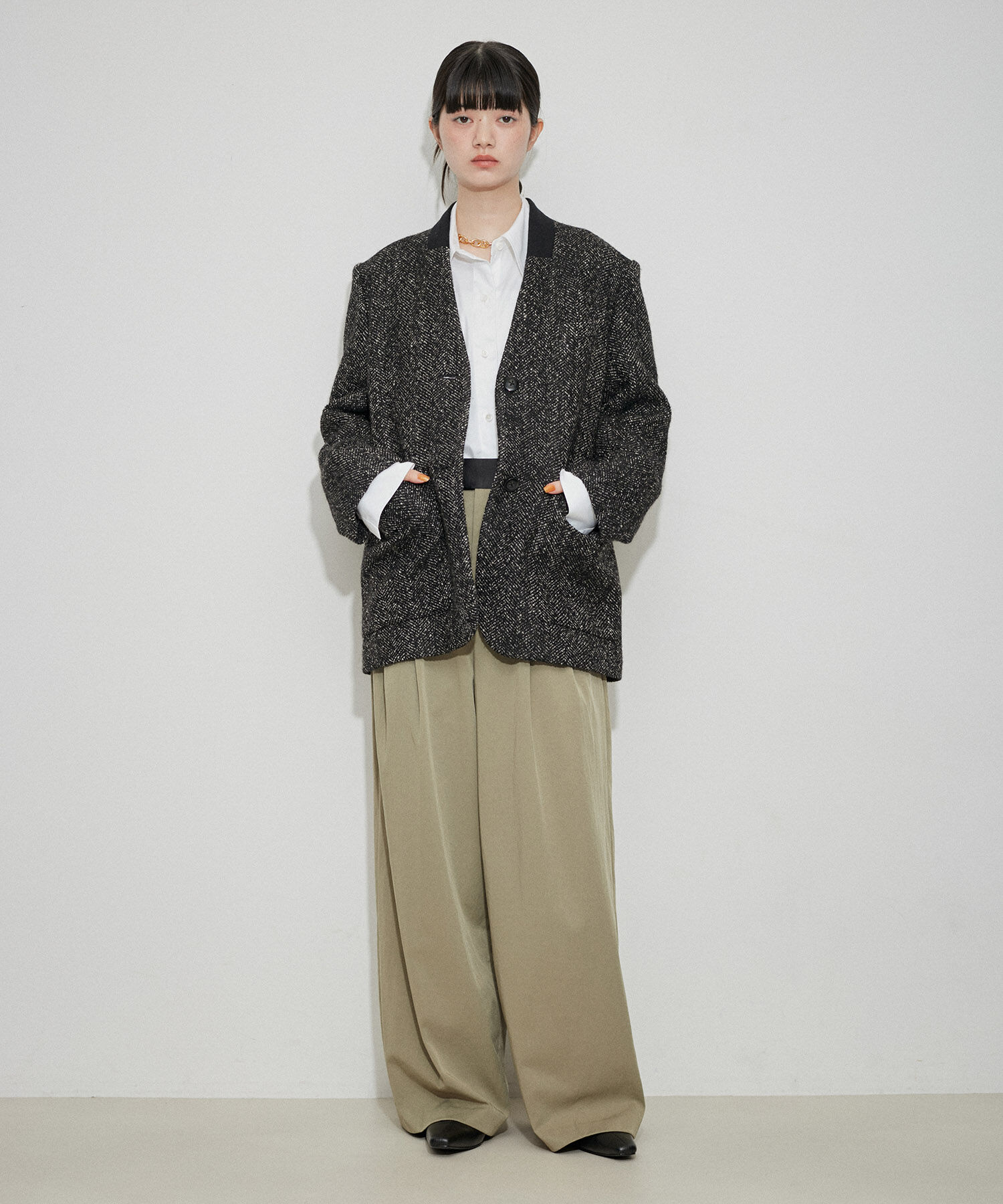 ADAM ET ROPE'「オーバーオックスシャツ」|シャツ・ブラウス|