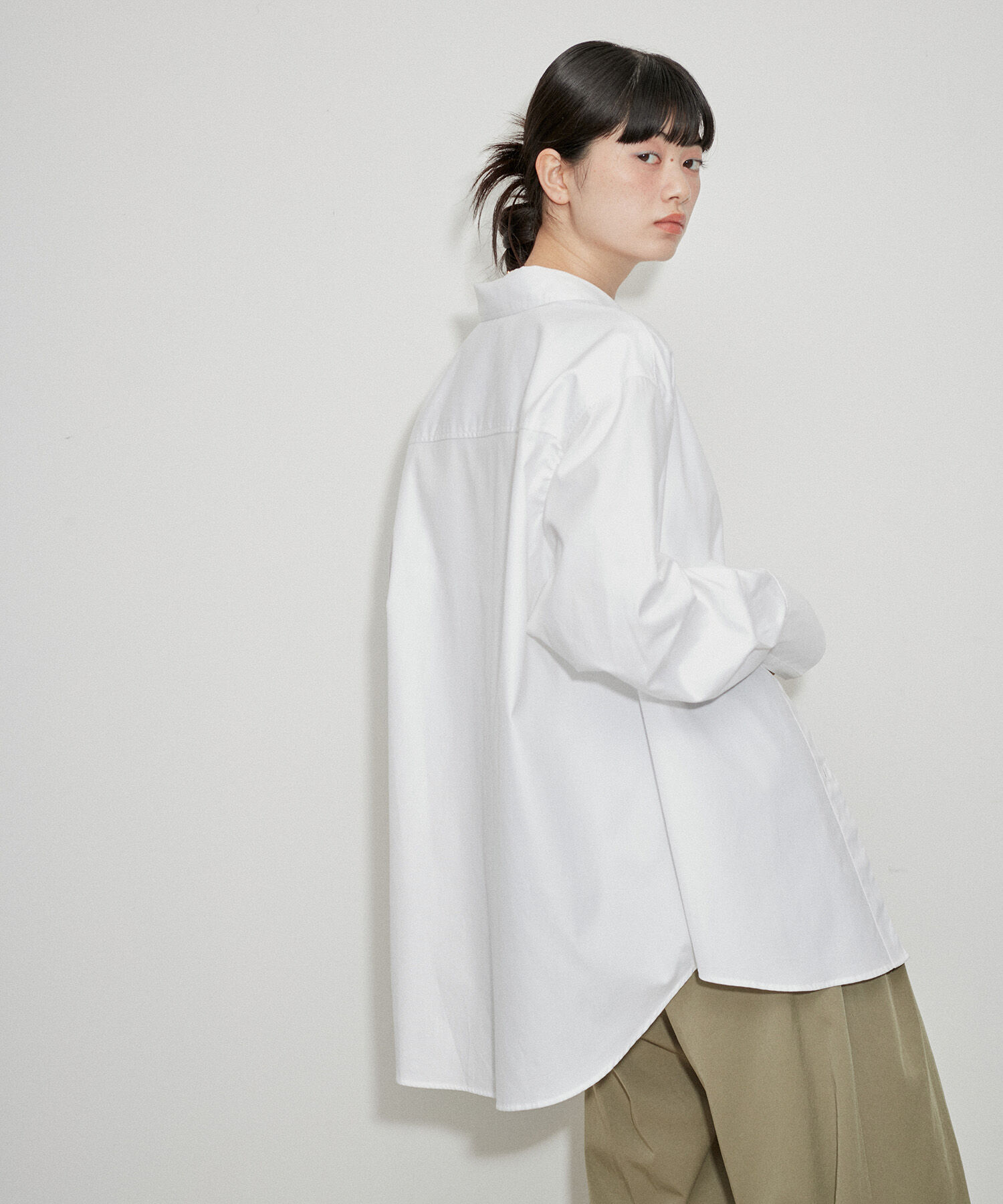 ADAM ET ROPE'「オーバーオックスシャツ」|シャツ・ブラウス|