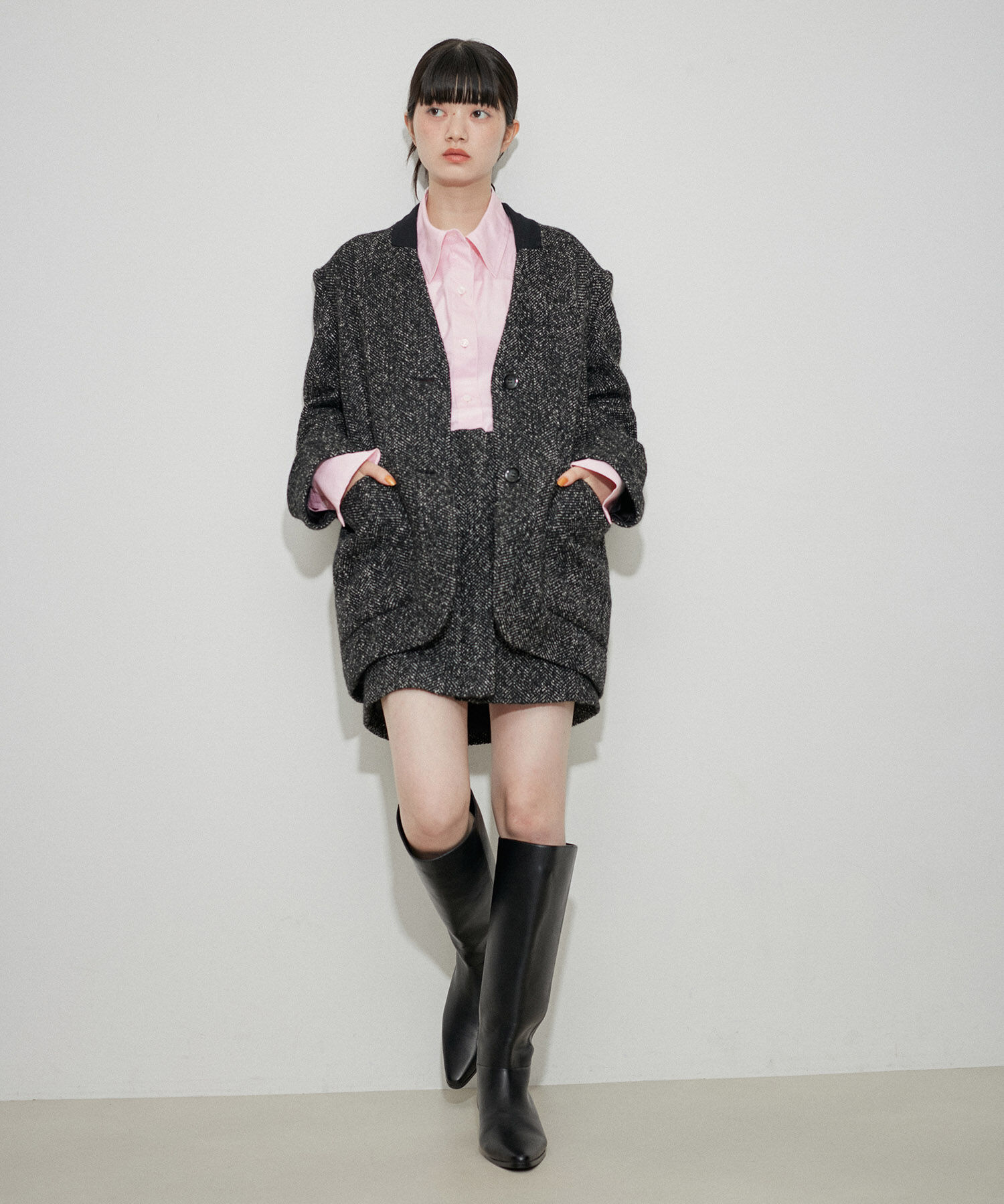 ADAM ET ROPE'「オーバーオックスシャツ」|シャツ・ブラウス|