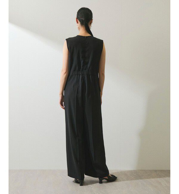 ADAM ET ROPE'「【WEB限定】Vネックロンパース」|オールインワン|